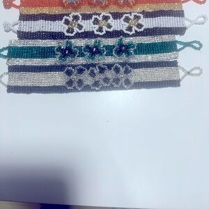 Colorful Beaded Bracelets Set